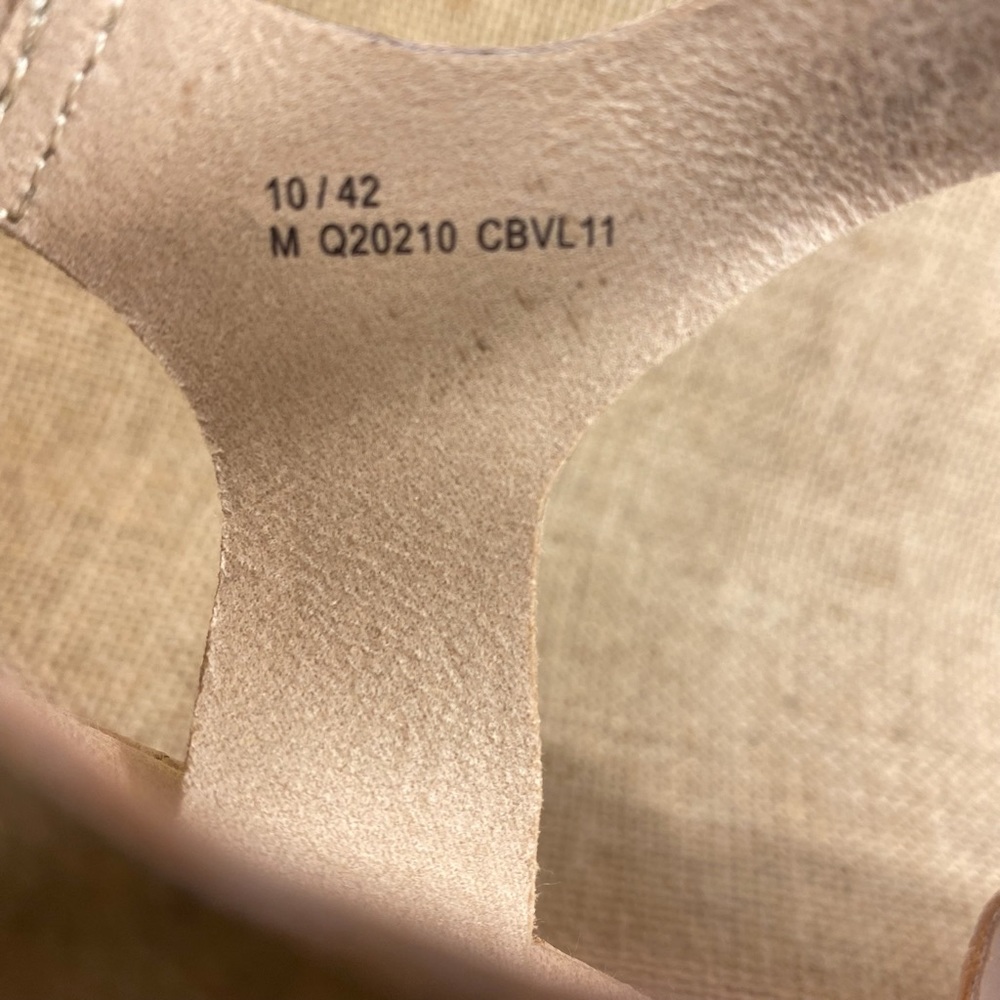Kork Ease leather sandals wedges platform heels gold size 10 - Picture 11 of 11